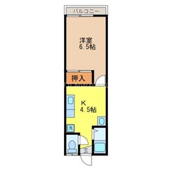 ハーモニー滑石の物件間取画像